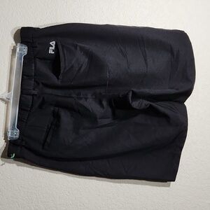 Fila Shorts Mens Size 36 Black Stay The Course Athletic